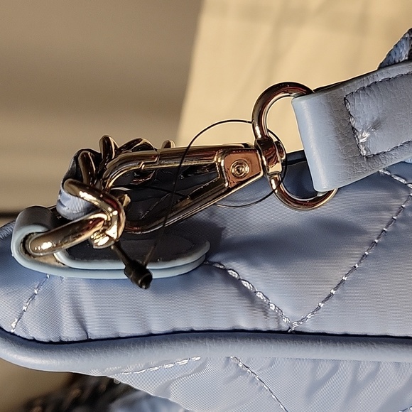 I.N.C. International Concept Satchel, Blue with silver tone hardware - Picture 9 of 9